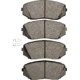 Purchase Top-Quality DYNAMIC FRICTION COMPANY - 4000-1258-00 - Front Hybrid Pads pa2