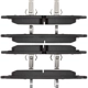 Purchase Top-Quality DYNAMIC FRICTION COMPANY - 4000-1546-00 - Front Hybrid Pads pa5