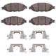 Purchase Top-Quality Front Hybrid Pads by DYNAMIC FRICTION COMPANY - 4000-1649-01 pa1