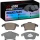 Purchase Top-Quality DYNAMIC FRICTION COMPANY - 4000-1653-00 - Front Hybrid Pads pa4