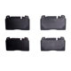 Purchase Top-Quality DYNAMIC FRICTION COMPANY - 4000-1663-00 - Front Hybrid Pads pa2