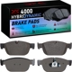 Purchase Top-Quality DYNAMIC FRICTION COMPANY - 4000-1865-00 - Front Hybrid Pads pa5