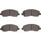 Purchase Top-Quality DYNAMIC FRICTION COMPANY - 4000-2057-00 - Front Hybrid Pads pa1