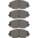Purchase Top-Quality DYNAMIC FRICTION COMPANY - 4000-2074-00 - Front Hybrid Pads pa2