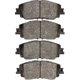 Purchase Top-Quality DYNAMIC FRICTION COMPANY - 4000-2076-00 - Front Hybrid Pads pa4