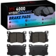 Purchase Top-Quality DYNAMIC FRICTION COMPANY - 4000-2101-00 - Front Hybrid Pads pa3