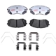 Purchase Top-Quality RAYBESTOS - EHT1855AH - Front Disc Brake Pads pa1