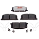 Purchase Top-Quality RAYBESTOS Element 3 - EHT242H - Front Brake Pads pa8