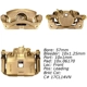 Purchase Top-Quality Front Left Rebuilt Caliper With Hardware by CENTRIC PARTS - 141.40074 pa24