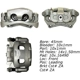 Purchase Top-Quality Front Left Rebuilt Caliper With Hardware by CENTRIC PARTS - 141.42186 pa12