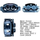 Purchase Top-Quality Front Left Rebuilt Caliper With Hardware by CENTRIC PARTS - 141.66052 pa14