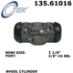 Purchase Top-Quality Front Left Wheel Cylinder by CENTRIC PARTS - 135.61016 pa1