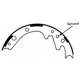 Purchase Top-Quality Front New Brake Shoes by WAGNER - Z329R pa2