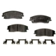 Purchase Top-Quality AGNA BRAKES - CXD1056 - Front Disc Brake Pad Set pa1