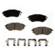 Purchase Top-Quality AGNA BRAKES - CXD1078 - Front Disc Brake Pad Set pa1