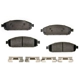 Purchase Top-Quality AGNA BRAKES - CXD1080 - Front Disc Brake Pad Set pa1