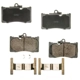 Purchase Top-Quality AGNA BRAKES - CXD1118 - Front Disc Brake Pad Set pa1