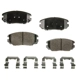 Purchase Top-Quality AGNA BRAKES - CXD1125 - Front Disc Brake Pad Set pa1