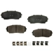 Purchase Top-Quality AGNA BRAKES - CXD1258 - Front Disc Brake Pad Set pa1