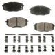 Purchase Top-Quality AGNA BRAKES - CXD1397 - Front Premium Ceramic Disc Brake Pad Set pa1