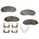 Purchase Top-Quality AGNA BRAKES - CXD1608 - Front Disc Brake Pad Set pa1