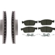 Purchase Top-Quality AGNA BRAKES - CXD1645 - Front Disc Brake Pad Set pa1
