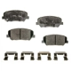 Purchase Top-Quality AGNA BRAKES - CXD1735 - Front Disc Brake Pad Set pa1