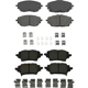 Purchase Top-Quality AGNA BRAKES - CXD2076 - Front Premium Ceramic Disc Brake Pad Set pa1