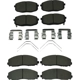 Purchase Top-Quality AGNA BRAKES - CXD2307 - Front Premium Ceramic Disc Brake Pad Set pa1