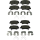 Purchase Top-Quality AGNA BRAKES - CXD2418 - Front Premium Ceramic Disc Brake Pad Set pa1