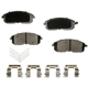 Purchase Top-Quality AGNA BRAKES - CXD653 - Front Premium Ceramic Disc Brake Pad Set pa1