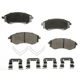 Purchase Top-Quality AGNA BRAKES - CXD700 - Front Premium Ceramic Disc Brake Pad Set pa1