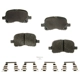 Purchase Top-Quality AGNA BRAKES - CXD741 - Front Premium Ceramic Disc Brake Pad Set pa1