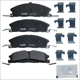 Purchase Top-Quality BENDIX - CFC1611C - Front Premium Ceramic Pads pa1