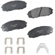 Purchase Top-Quality BENDIX - SBC2408 - Front Disc Brake Pads pa1
