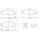 Purchase Top-Quality Front Premium Ceramic Pads by BREMBO - P10024N pa5