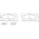Purchase Top-Quality BREMBO - P18008N - Front Disc Brake Pad Set pa5