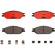 Purchase Top-Quality Plaquettes avant en céramique de qualité supérieure de BREMBO - P24109N pa6