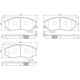 Purchase Top-Quality BREMBO - P30078N - Disc Brake Pads pa1