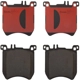 Purchase Top-Quality BREMBO - P50111N - Front Disc Brake Pad Set pa1