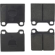 Purchase Top-Quality Front Premium Ceramic Pads by CENTRIC PARTS - 301.00960 pa1