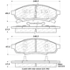 Purchase Top-Quality Front Premium Ceramic Pads by CENTRIC PARTS - 301.03760 pa11