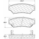Purchase Top-Quality Front Premium Ceramic Pads by CENTRIC PARTS - 301.05560 pa5
