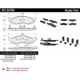 Purchase Top-Quality Front Premium Ceramic Pads by CENTRIC PARTS - 301.05760 pa5