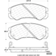 Purchase Top-Quality Front Premium Ceramic Pads by CENTRIC PARTS - 301.05790 pa12
