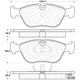 Purchase Top-Quality Front Premium Ceramic Pads by CENTRIC PARTS - 301.06180 pa6