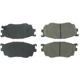 Purchase Top-Quality Front Premium Ceramic Pads by CENTRIC PARTS - 301.07550 pa8