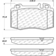 Purchase Top-Quality CENTRIC PARTS - 301.08470 - Front Disc Brake Pad Set pa4