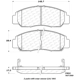 Purchase Top-Quality Front Premium Ceramic Pads by CENTRIC PARTS - 301.09590 pa12