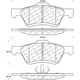 Purchase Top-Quality Front Premium Ceramic Pads by CENTRIC PARTS - 301.10472 pa15